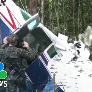 Search for children missing in Colombia plane crash yields hope