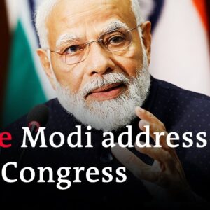 Live: India's Prime Minister Modi delivers remarks at joint meeting of the US Congress | DW News