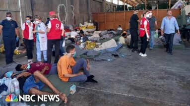 Survivors treated after migrant boat sinks off Greece