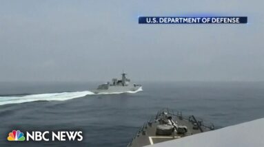 U.S. releases video of close call with China in the Taiwan Strait