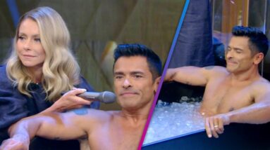 Kelly Ripa Interviews Mark Consuelos as He STRIPS DOWN for ‘Extreme’ Ice Bath