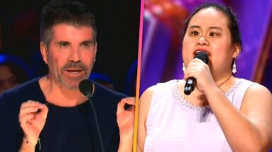 AGT Golden Buzzer! Simon Cowell Praises Blind, Autistic Singer