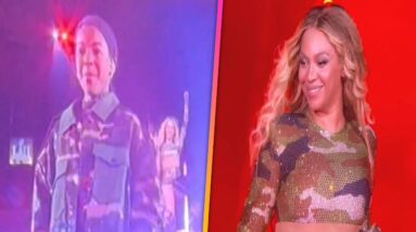 Beyoncé BEAMS Over Blue Ivy's Onstage Performance