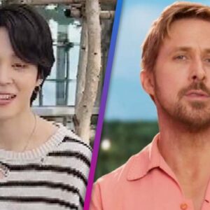 BTS' Jimin REACTS to Ryan Gosling Gifting His Barbie Guitar