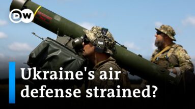 Could Ukraine’s vital air defense systems run out of ammunition? | DW News