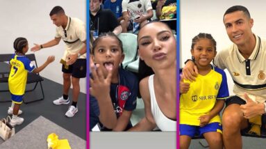 Cristiano Ronaldo and Neymar Jr. Make Saint West’s Dreams Come True