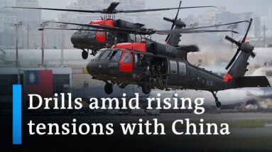 How is Taiwan adapting its military drills to the growing tensions with China? | DW News
