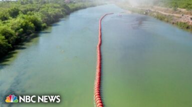 DOJ threatens to sue Texas governor over Rio Grande buoy barrier