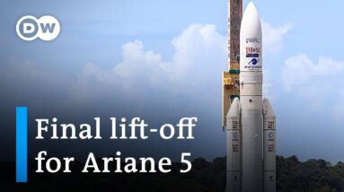 Europe's Ariane 5 rocket lifts off for its final flight | DW News