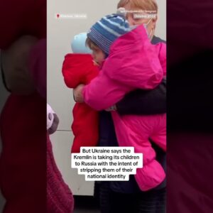 #Ukraine says this video is evidence that #Russia has taken tens of thousands of children to Russia.