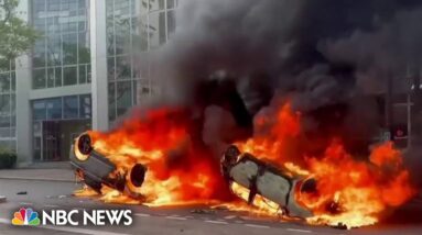 Violent protests erupt in France for 5th straight night following police shooting of 17-year-old