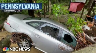 Rescue crews search for missing motorists swept up in deadly Pennsylvania flash flooding