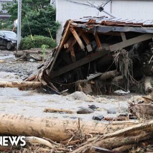 Heavy rain leads to deadly flooding and mudslides in Japan