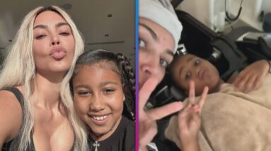 Kim Kardashian and North West Try INTENSE TikTok Beauty Treatment