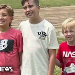 Michigan boys save a 7-year-old from drowning