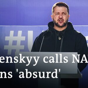 Zelenkyy slams NATO members' rejection of a timeline for Ukraine's accession | DW News