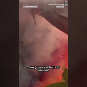 #Officer pulls woman from #car on #fire