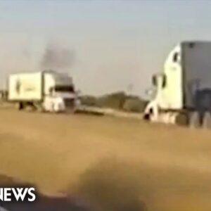 Texas state troopers catch human smuggler in high-speed chase