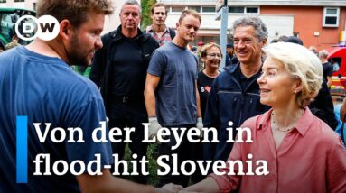 Flood affected areas in Slovenia met with international and local solidarity | DW News