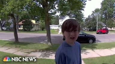 13-year-old records heartfelt message on stranger’s doorbell camera