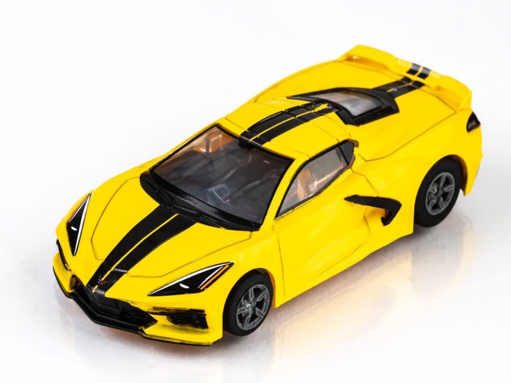 AFX/Racemasters Corvette C8 Accelerated Yellow AFX22013 HO Slot Racing Cars AFX/Racemasters Corvette C8 Accelerated Yellow AFX22013 HO Slot Racing Cars