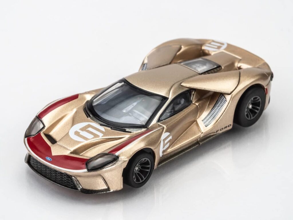 AFX/Racemasters Ford GT Heritage #5 Gold AFX22061 HO Slot Racing Cars AFX/Racemasters Ford GT Heritage #5 Gold AFX22061 HO Slot Racing Cars