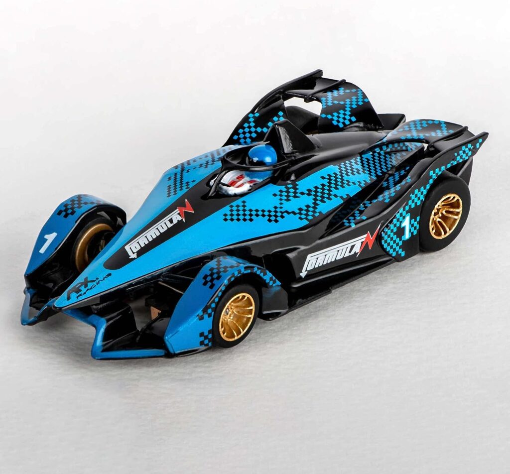 AFX/Racemasters Mega G+ Formula N Blue/Blue/Silver AFX22039 HO Slot Racing Cars