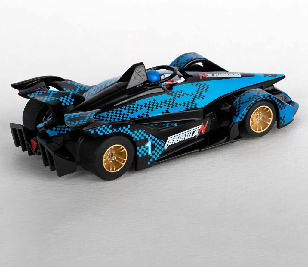 AFX/Racemasters Mega G+ Formula N Blue/Blue/Silver AFX22039 HO Slot Racing Cars