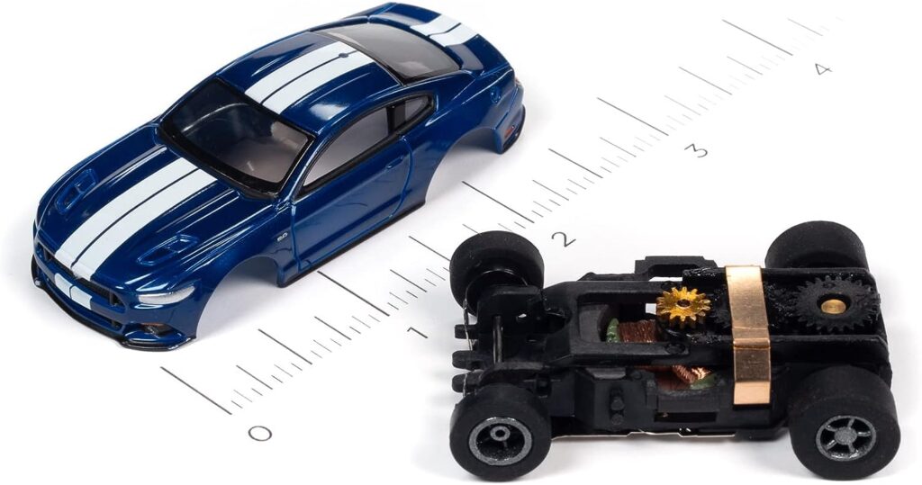 Auto World Xtraction 2018 Mustang GT (Blue) HO Scale Slot Car Auto World Xtraction 2018 Mustang GT (Blue) HO Scale Slot Car