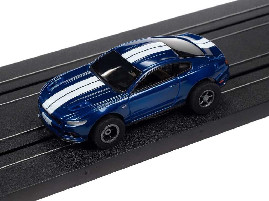 Auto World Xtraction 2018 Mustang GT (Blue) HO Scale Slot Car Auto World Xtraction 2018 Mustang GT (Blue) HO Scale Slot Car