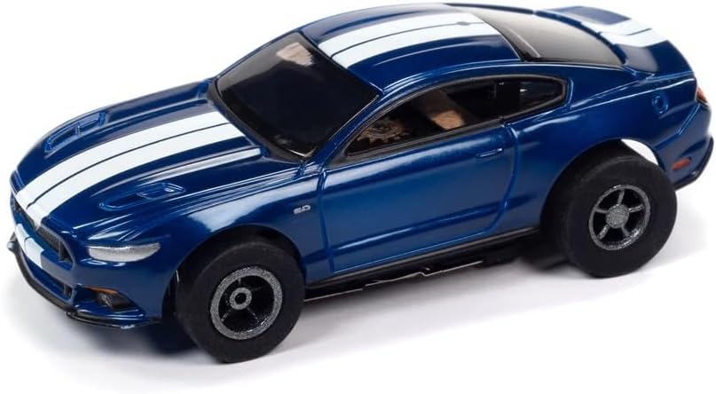 Auto World Xtraction 2018 Mustang GT (Blue) HO Scale Slot Car Auto World Xtraction 2018 Mustang GT (Blue) HO Scale Slot Car