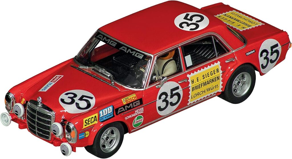 Carrera 27712 Mercedes 300 SEL 6.3 AMG No.35 1:32 Scale Analog Slot Car Racing Vehicle Evolution Slot Car Race Tracks Carrera 27712 Mercedes 300 SEL 6.3 AMG No.35 1:32 Scale Analog Slot Car Racing Vehicle Evolution Slot Car Race Tracks