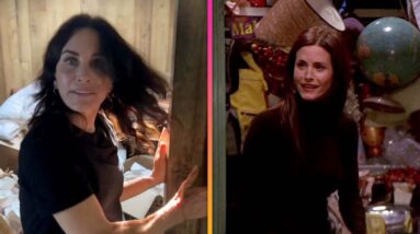 Courteney Cox FREAKS OUT Over Secret Messy Closet in Friends-Inspired Video