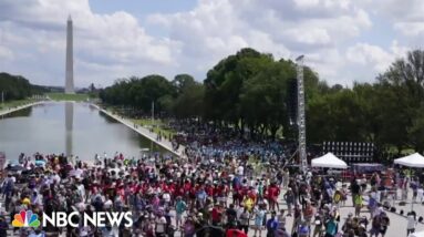 Thousands gather from across the nation to mark 60th anniversary of March on Washington