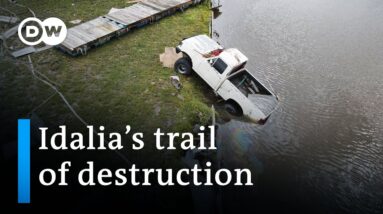 Hurricane damages large parts of US South | DW News