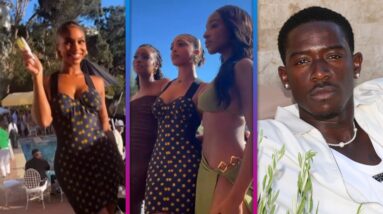 INSIDE Lori Harvey's Pool Party With Boyfriend Damson Idris