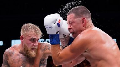Jake Paul KNOCKS DOWN Nate Diaz and WINS
