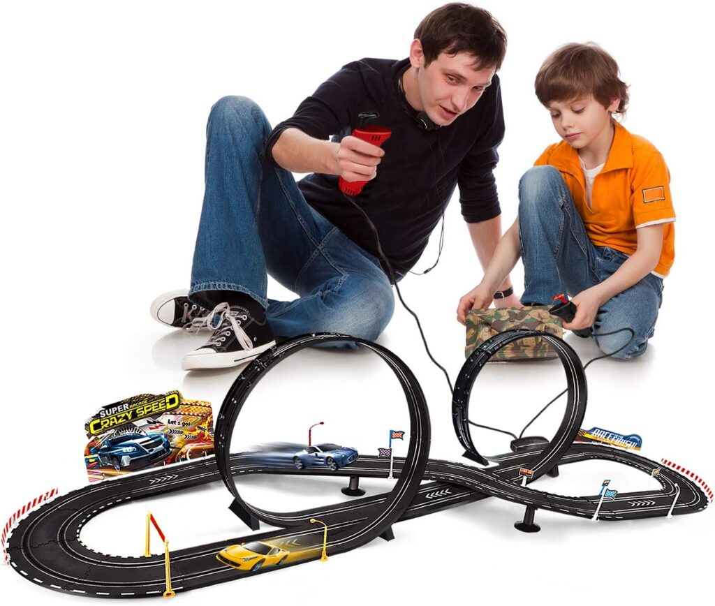 Kids Toy-Electric Powered Slot Car Race Track Set Boys Toys for 6 7 8-12 Years Old Boy Girl Best Gifts Kids Toy-Electric Powered Slot Car Race Track Set Boys Toys for 6 7 8-12 Years Old Boy Girl Best Gifts