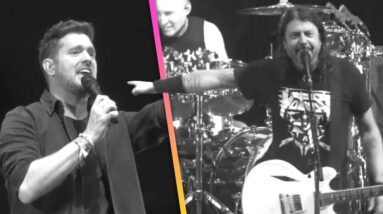 Michael Bublé and Foo Fighters Team Up for Surprise Performance