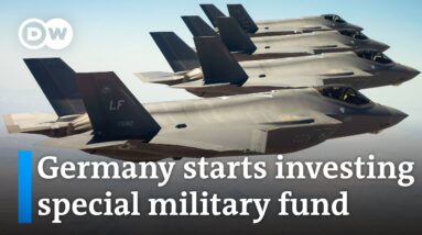 German arms manufacturer to build part assembly plant for F-35 jets | DW News