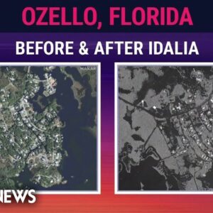 Satellite images show before and after Idalia flooded parts of Florida