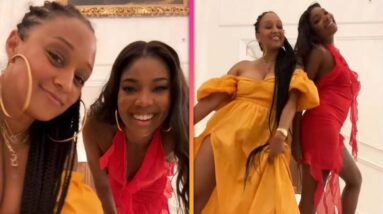 Tia Mowry and Gabrielle Union Show Off Their DANCE MOVES