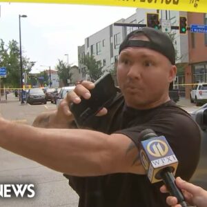 Watch: Gunfire interrupts interview during Pittsburgh police standoff