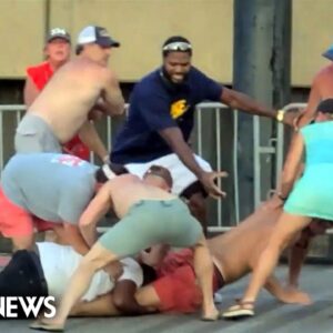 Watch: Video shows brawl erupt on Alabama riverfront