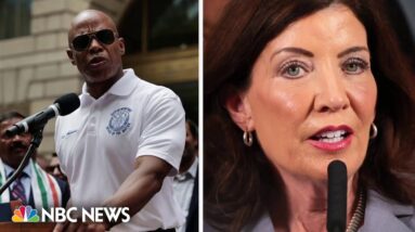 NYC Mayor Adams and Governor Hochul sparring over handling of migrant crisis