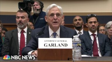 Garland testifies on Capitol Hill over office’s involvement in Trump and Hunter Biden cases