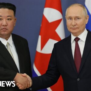 North Korea's Kim pledges 'unconditional support' for Russia at meeting with Putin