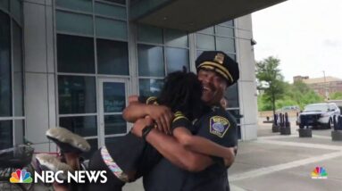 Louisiana teen travels across the nation, offering hugs to law enforcement officers