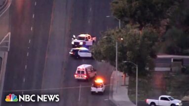 Authorities search for suspect who fatally shot Los Angeles County deputy