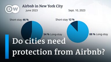 'New York is an extreme outlier' Airbnb Co-founder Blecharczyk | DW News